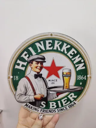 Cartel Metal Heineken 20cm