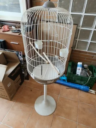 Jaula para ninfas y pájaros