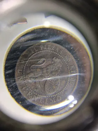 1 Céntimo Gobierno Provisional 1870