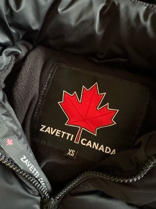 Chaqueta Zavetti Canada Negra Niña