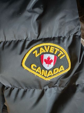 Chaqueta Zavetti Canada Negra Niña