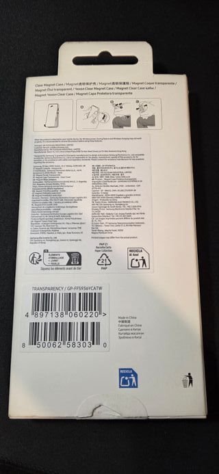 Funda Samsung Galaxy S25+ Transparente Magnética