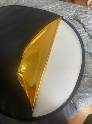 Reflector Fotografía Ovalado Plata