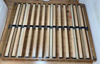 Somier de láminas con ruedas