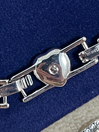 Pulsera Swarovski Corazones Angelic Plata