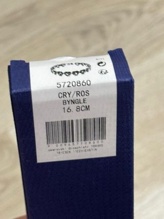 Pulsera Swarovski Corazones Angelic Plata