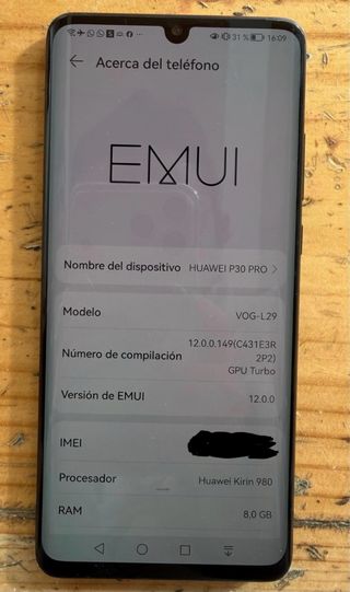 Huawei P30 Pro 256GB Negro