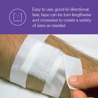 3M Durapore - Nastro chirurgico (2,54 cm x 4,57 m, 12 rotoli)