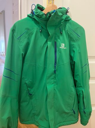 Chaqueta de esquí Salomon verde