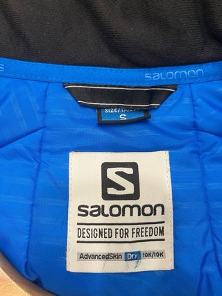 Chaqueta de esquí Salomon verde