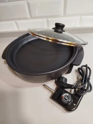 Sartén Eléctrica Crepes con Termostato