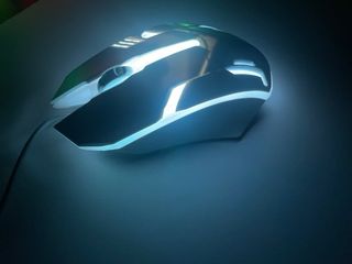 Ratón Gaming Negro y Blanco