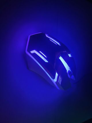 Ratón Gaming Negro y Blanco