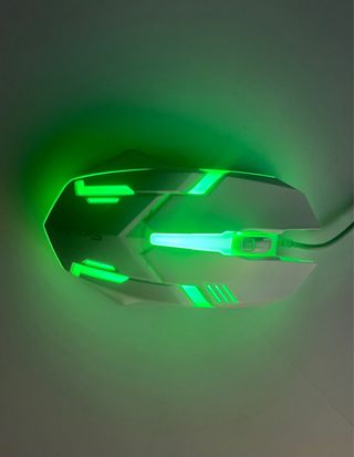 Ratón Gaming Negro y Blanco