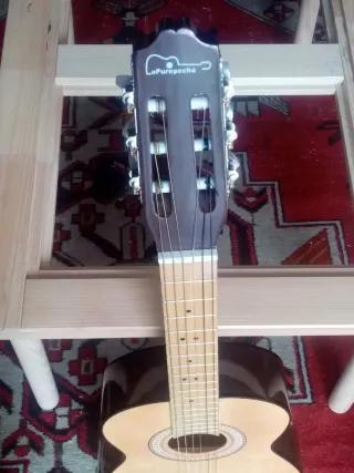 Guitarra clásica españolaola con funda.