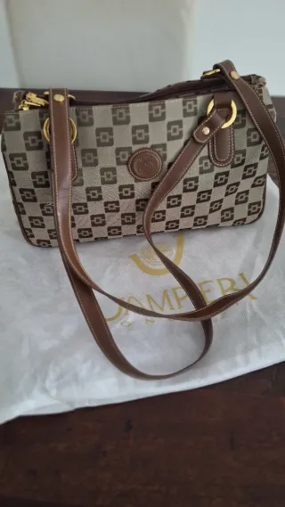 Borsa Jumper Beige/Marrone Monogram