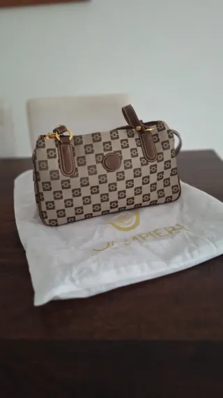 Borsa Jumper Beige/Marrone Monogram