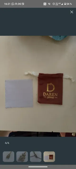 Pulsera charms bañada en oro rosa