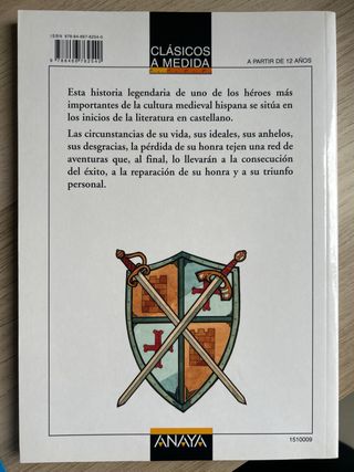 Cantar de Mio Cid (Clasicos a Medida) (Spanish ...