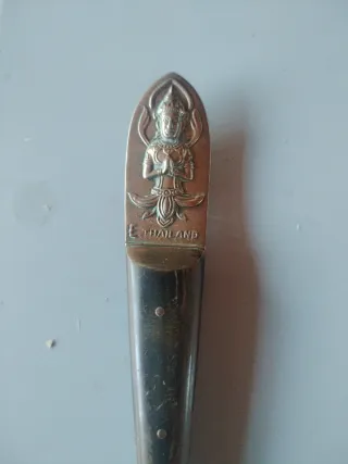 Antigua carta con figura decorativa