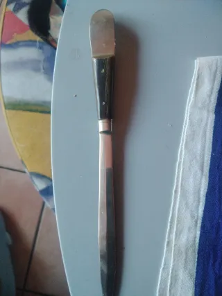 Antigua carta con figura decorativa