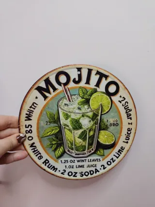 Cartel Mojito Metal 20 cm