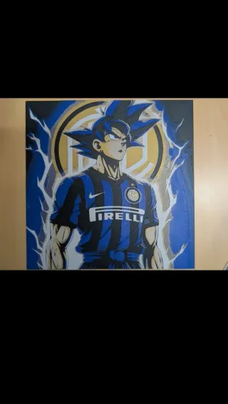 Quadro Goku x Inter FC