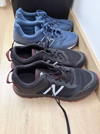 3 Pares Zapatillas Talla 46 New Balance y Vans