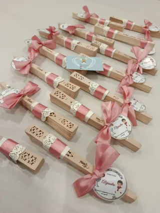 Abanicos personalizados comunión, boda