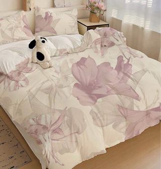 Funda Nórdica Microfibra Flores Rosas 220*240