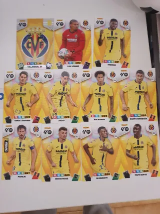 Cartas Panini Adrenalyn 2025/26 Villarreal CF