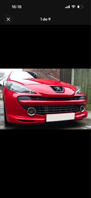 Faldones Paragolpes Peugeot 207