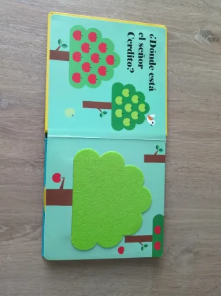 ¿Dónde está la señora Gallina?: Solapas de tela...