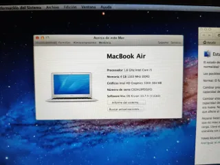 MacBook Air 11 recién formateado A1370 4Ram 128GB