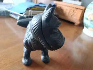 Figura Perro Fox Terrier Negra