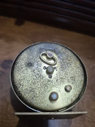 Reloj de mesa Micro vintage dorado