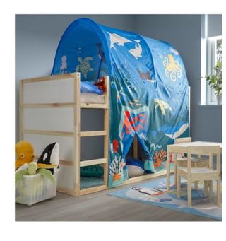Túnel Cama Infantil Ikea Kura