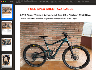 Giant Trance Advanced Pro 29 Carbon 2019