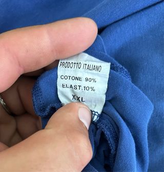 T-shirt Burberry Blu XXL Cotone