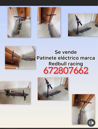 Patinete Eléctrico Redbull Racing