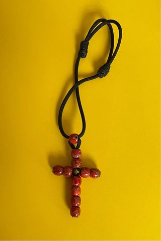 Cruz de Madera Artesanal | Colgante Religioso