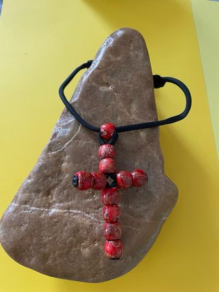 Cruz de Madera Artesanal | Colgante Religioso