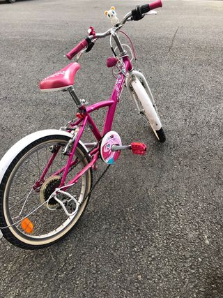 Bicicleta niña rosa 6-8 años