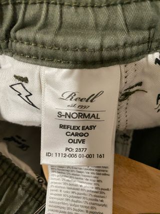 Pantalón Cargo Reell Verde Oliva