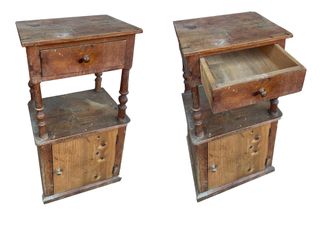 Comodino Luigi Filippo in legno