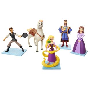 Set 5 figurine di Raperonzolo - Disney