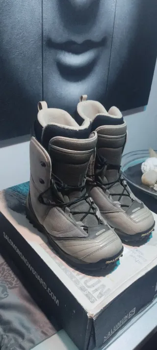 Botas de Snowboard Salomon Beige/Gris