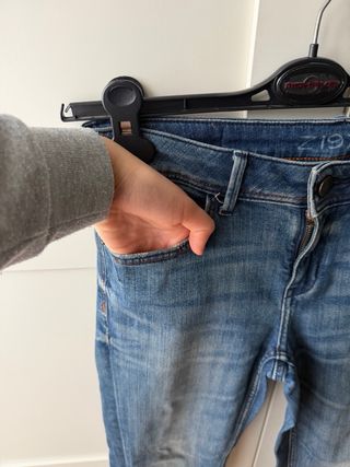 Jeans skinny Zara blu