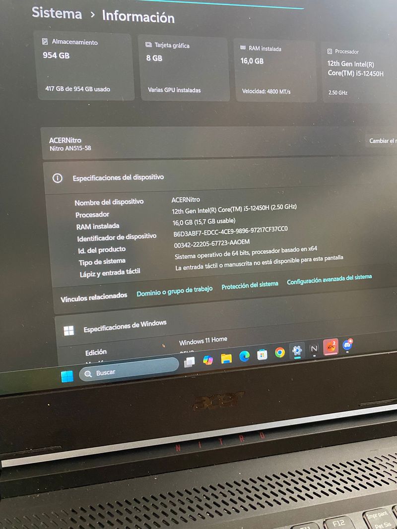 Acer Nitro 5 RTX 4060 16GB afbeelding 4