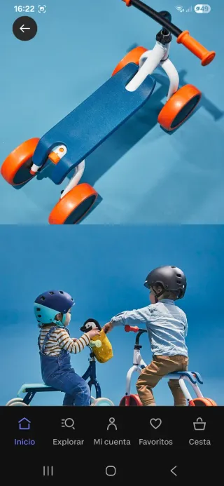 Bicicleta correpasillos evolutiva 2 en 1